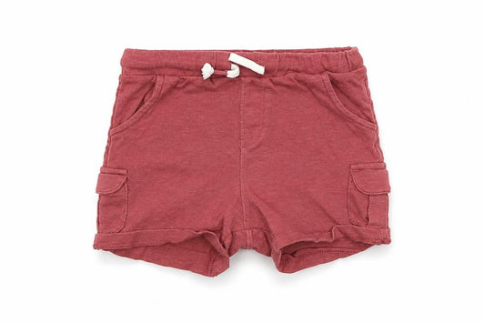 Front view of Marks & Spencer Baby Pink sweatpants, size 12-18, Months - Shorts