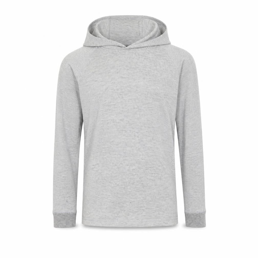 Front view of Debenhams boys’ grey pullover hoodie, size 9-10, years