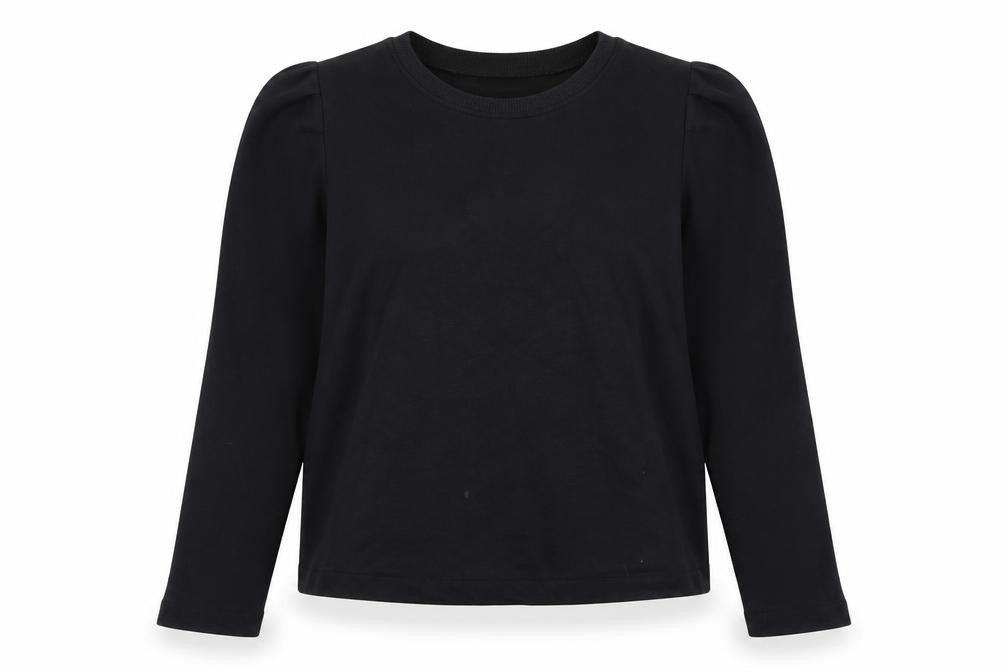 Front view of Next women’s black pullover sweatshirt, size M