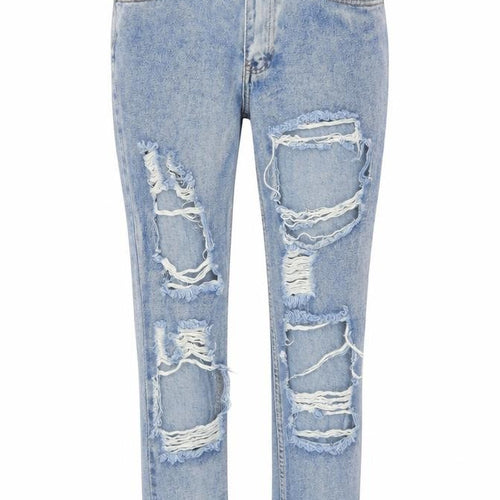 Boohoo Womens Blue   Straight Jeans Size 10 L26 in