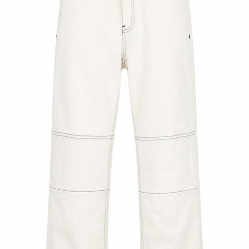Topshop Womens White  Denim Straight Jeans Size 26 L30 in