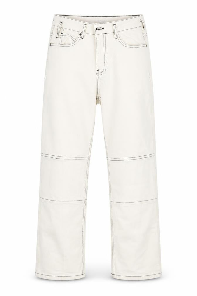 Topshop Womens White  Denim Straight Jeans Size 26 L30 in