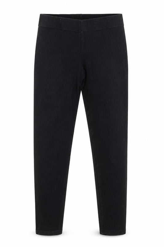 Front view of Marks & Spencer girls’ black snow pants trousers, size 11, years