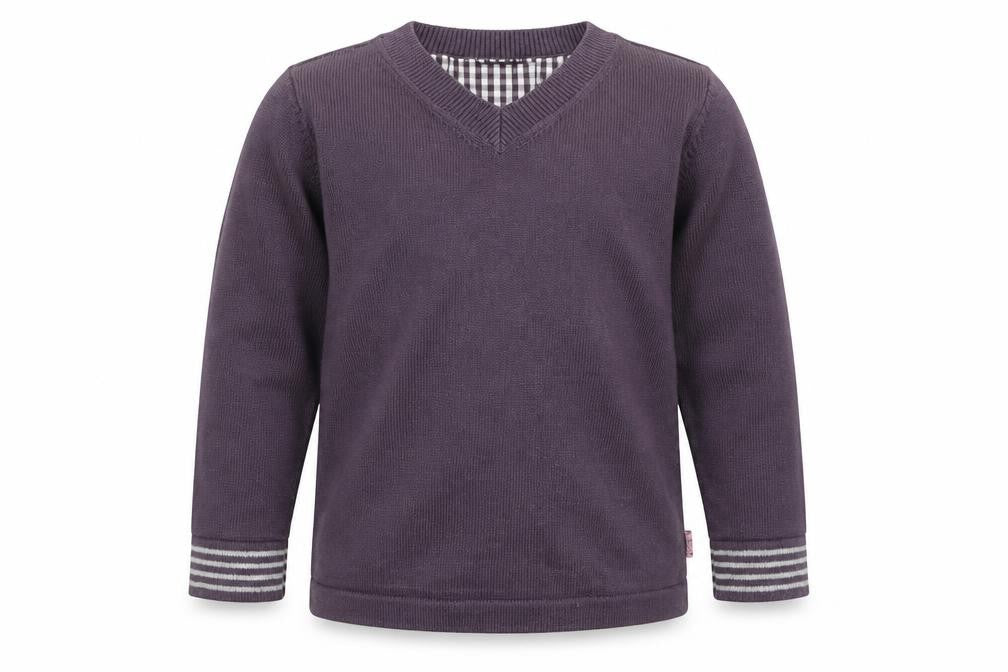 Front view of Sergent Major boys’ grey jumper, size 2, years