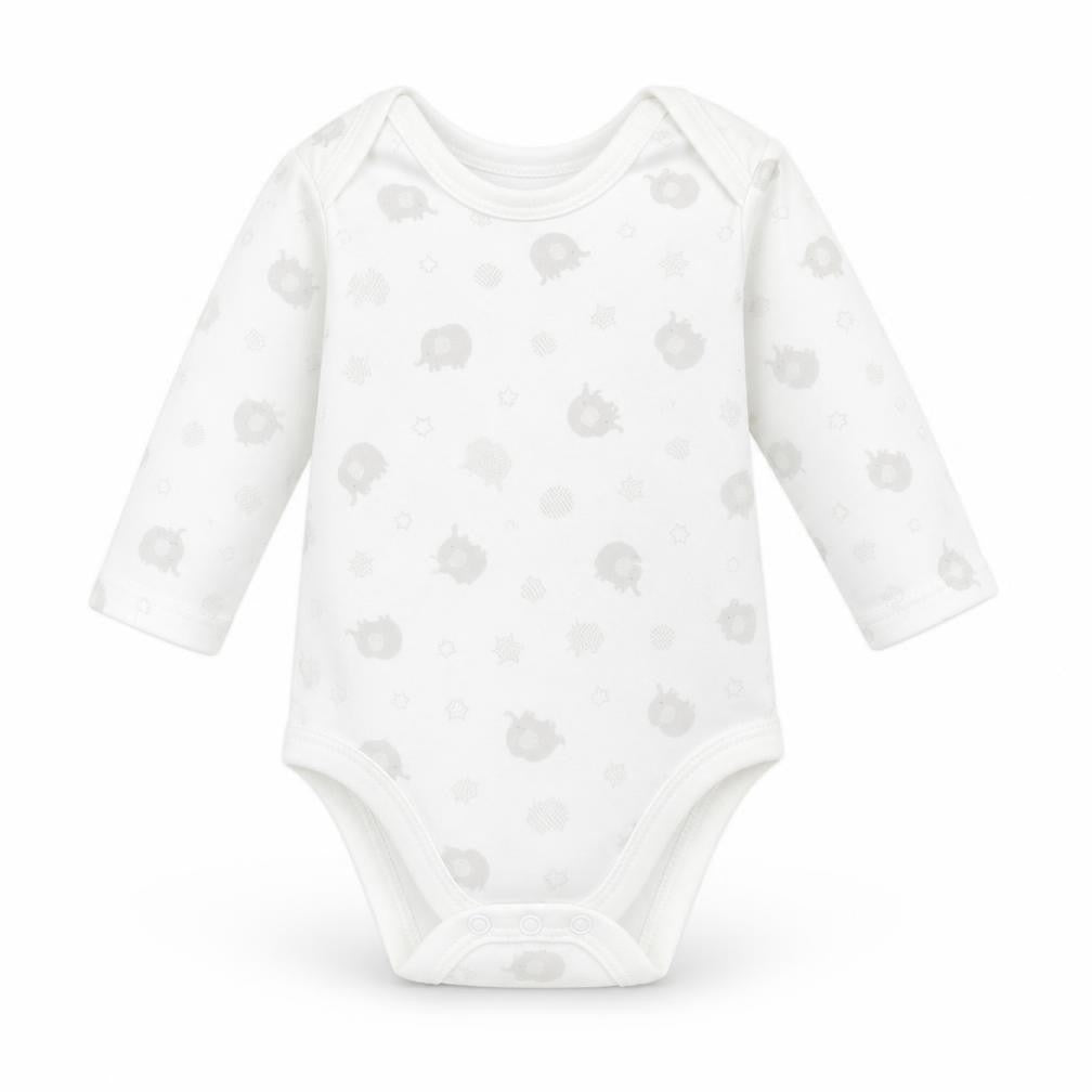 Nutmeg Baby White Geometric  Babygrow One-Piece Size 6-9 Months