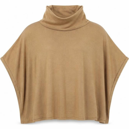 Charter Club Womens Brown   Overcoat Poncho Size S