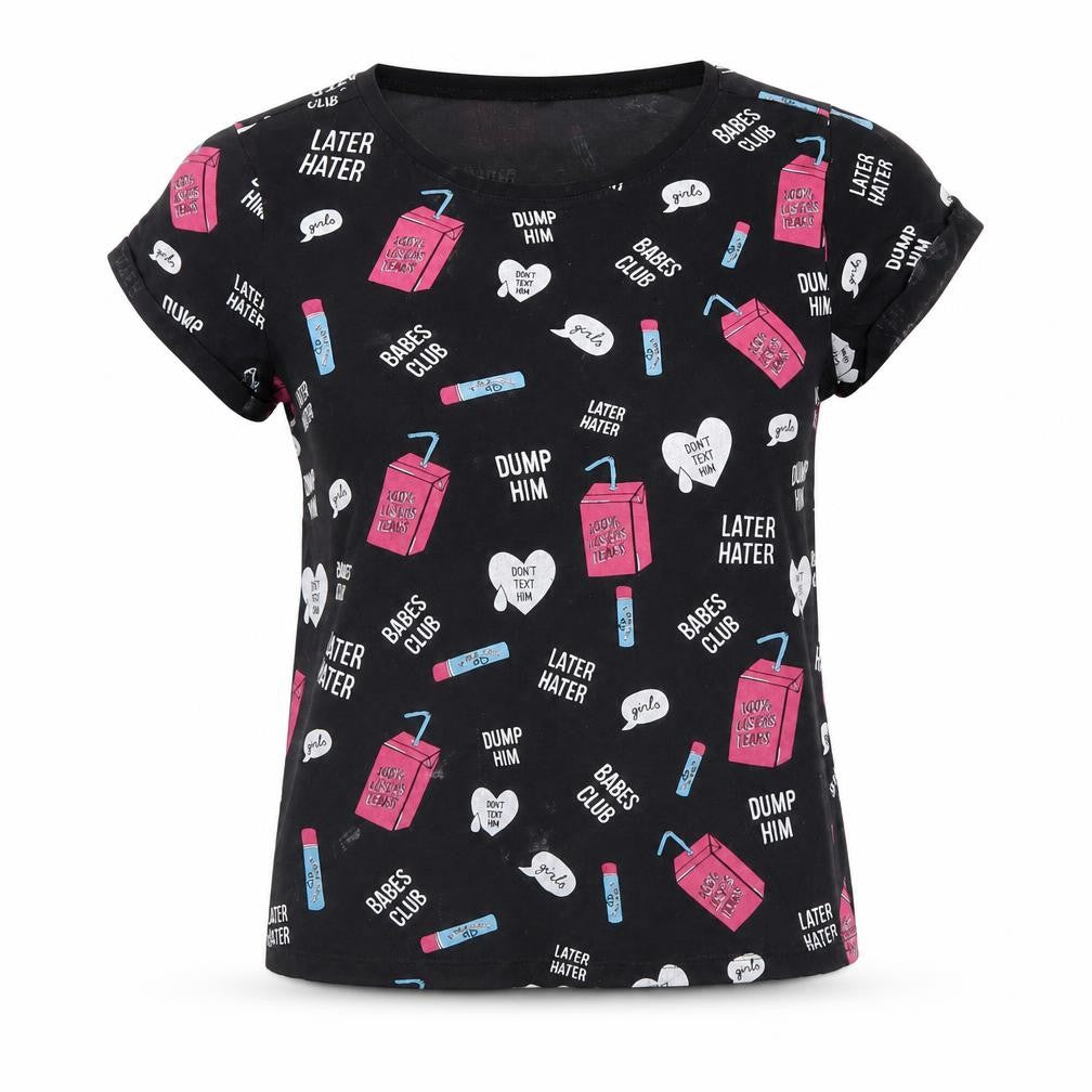 Sinsay Womens Black   Basic T-Shirt Size S