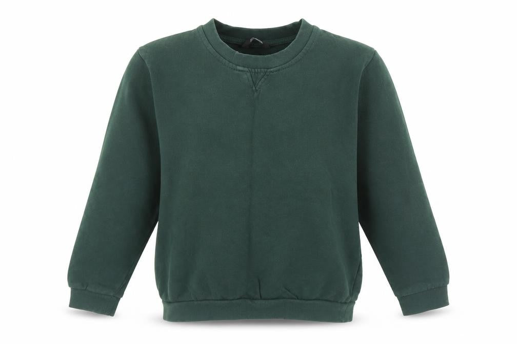 Front view of George boys’ green jumper, size 9, years