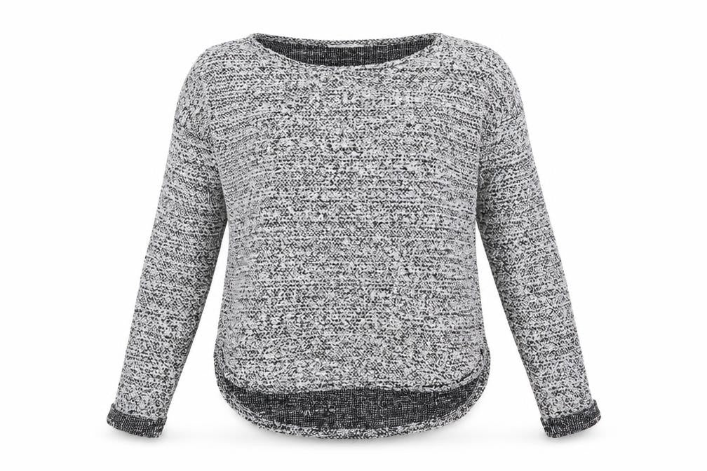 Front view of New Look women’s black jumper, size UK 10