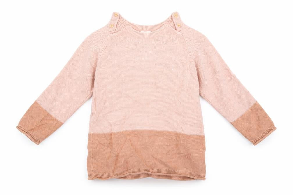H&M Girls Orange   Pullover Jumper Size 3-6 Months  - Peach in Colour