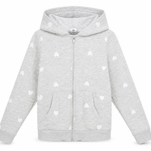 H&M Boys Grey   Full Zip Hoodie Size 8-9 Years