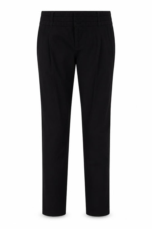Front view of New Look girls’ black dress pants trousers, size 12, years