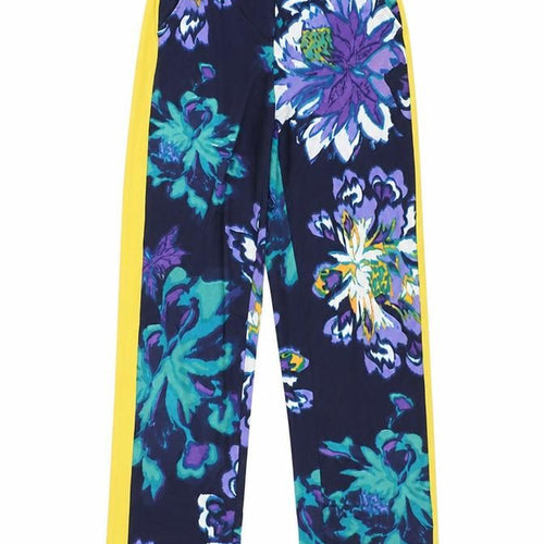 NICK VERSE Womens Multicoloured Floral  Trousers  Size XS L30 in