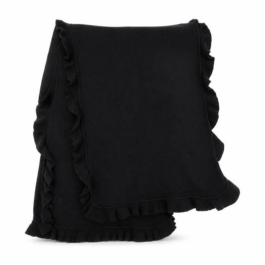 Front view of Preworn women’s black shawl/wrap