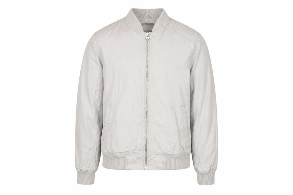 Front view of Cedarwood State men’s grey jacket, size S
