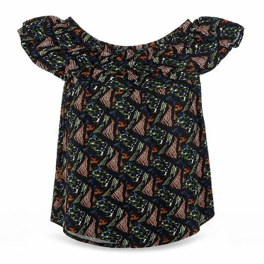 Front view of Pep&Co women’s multicoloured animal print basic tank, size UK 12