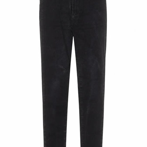 Denim & Co. Womens Black   Skinny Jeans Size 10 L23 in