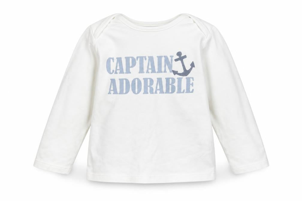 Ladybird Baby White   Basic T-Shirt Size 18-24 Months  - Captain Adorable