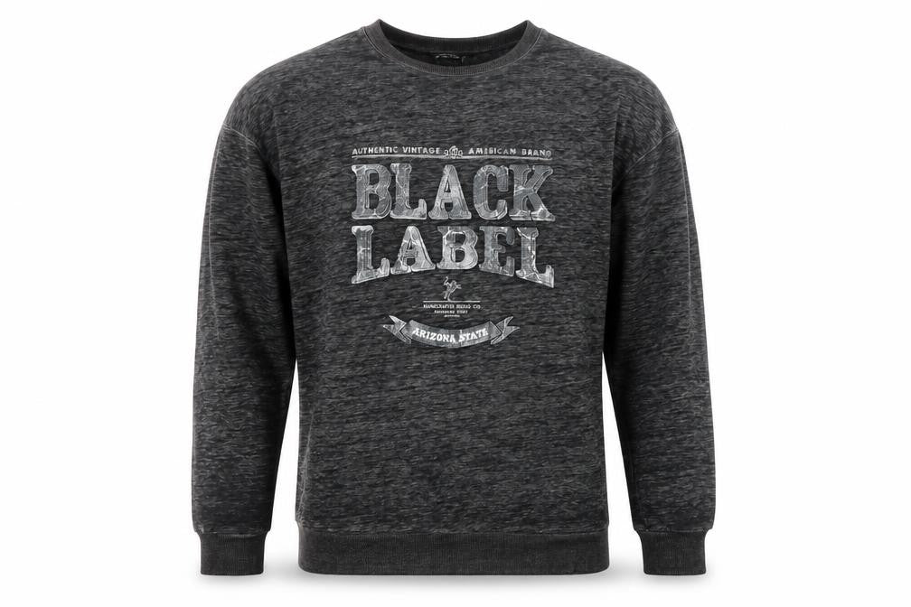 Front view of Diverse men’s grey jumper, size M