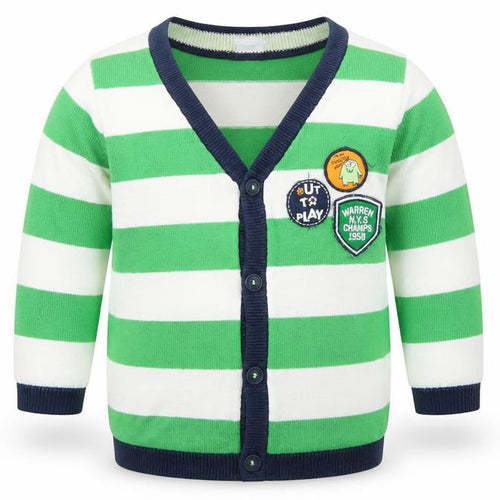 H&M Baby Multicoloured Striped  Cardigan Jumper Size 9-12 Months
