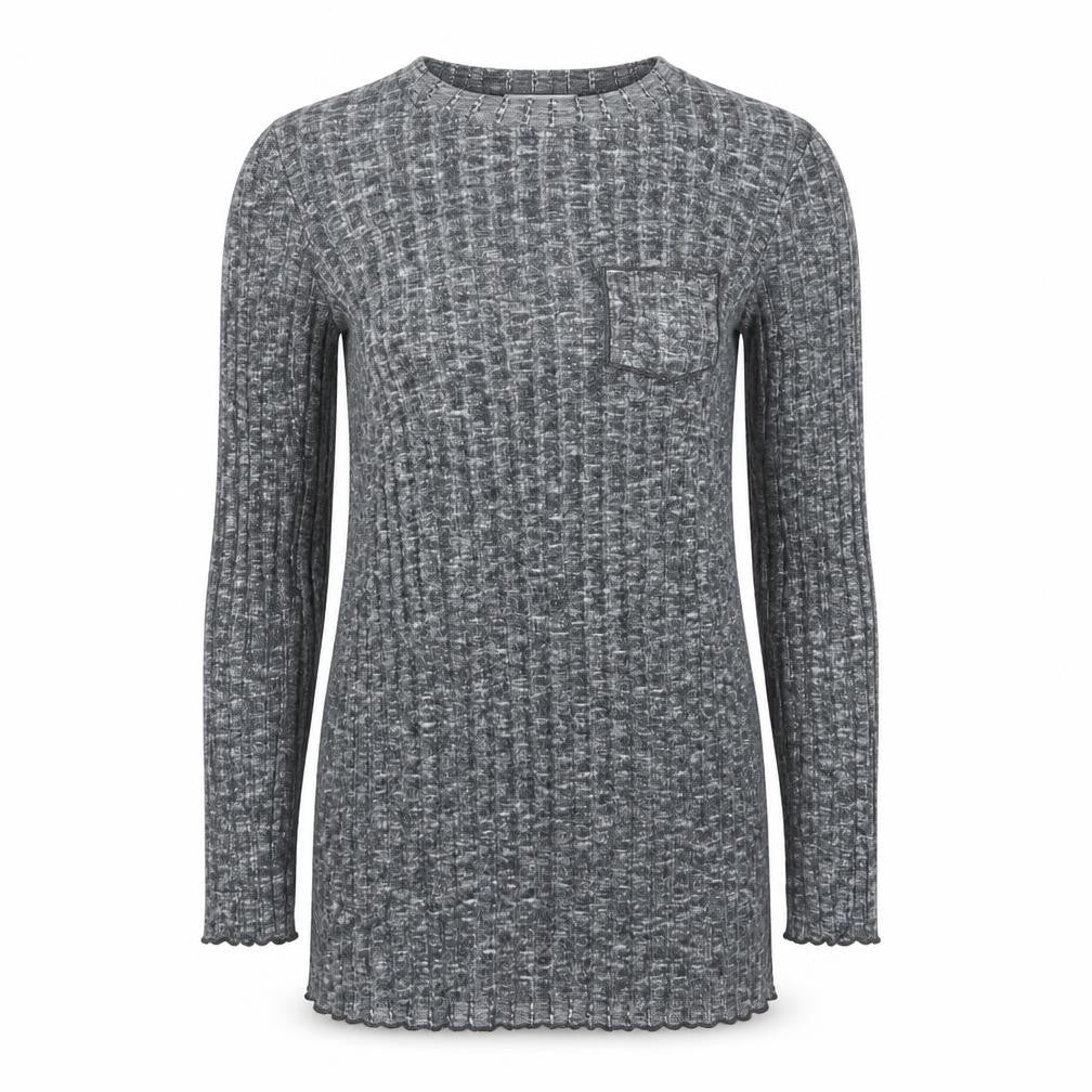 Front view of Cooperative women’s blue knit jumper, size S