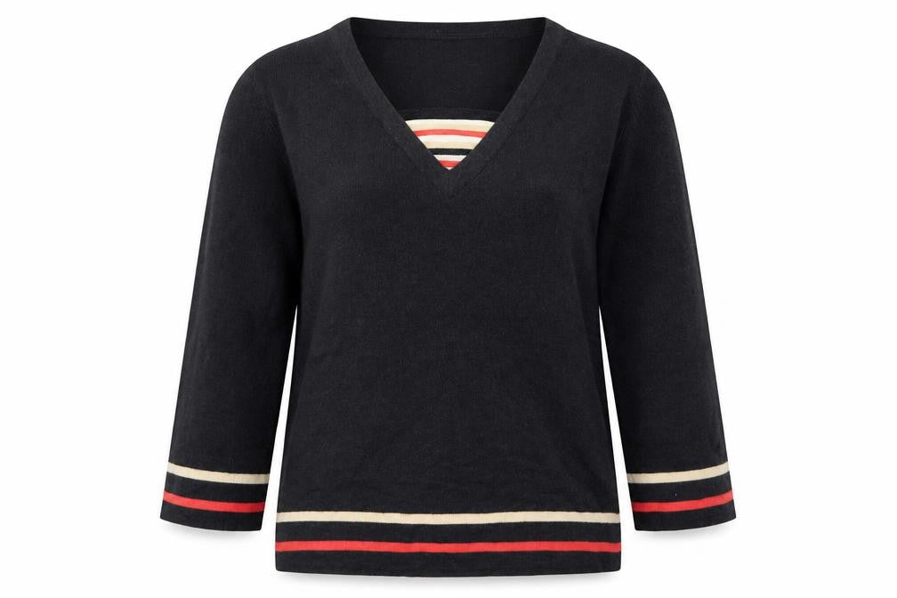 Front view of Autonomy women’s grey jumper, size UK 18