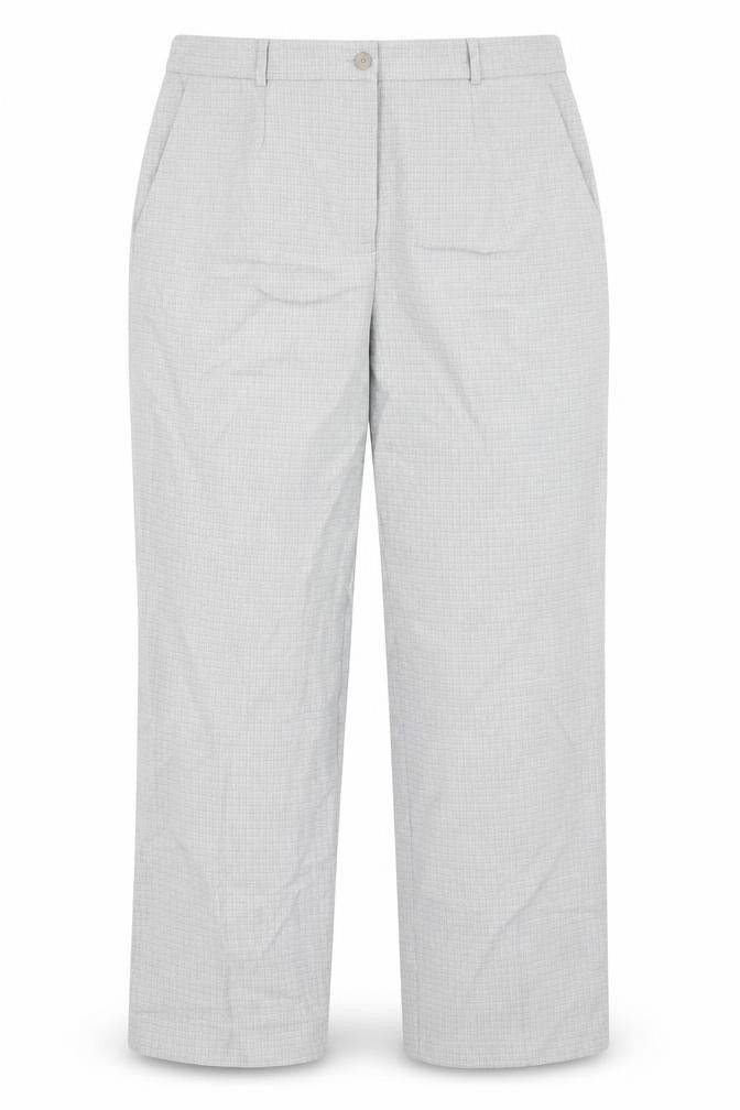 Brandtex Womens Grey Check  Trousers  Size 18 L26 in