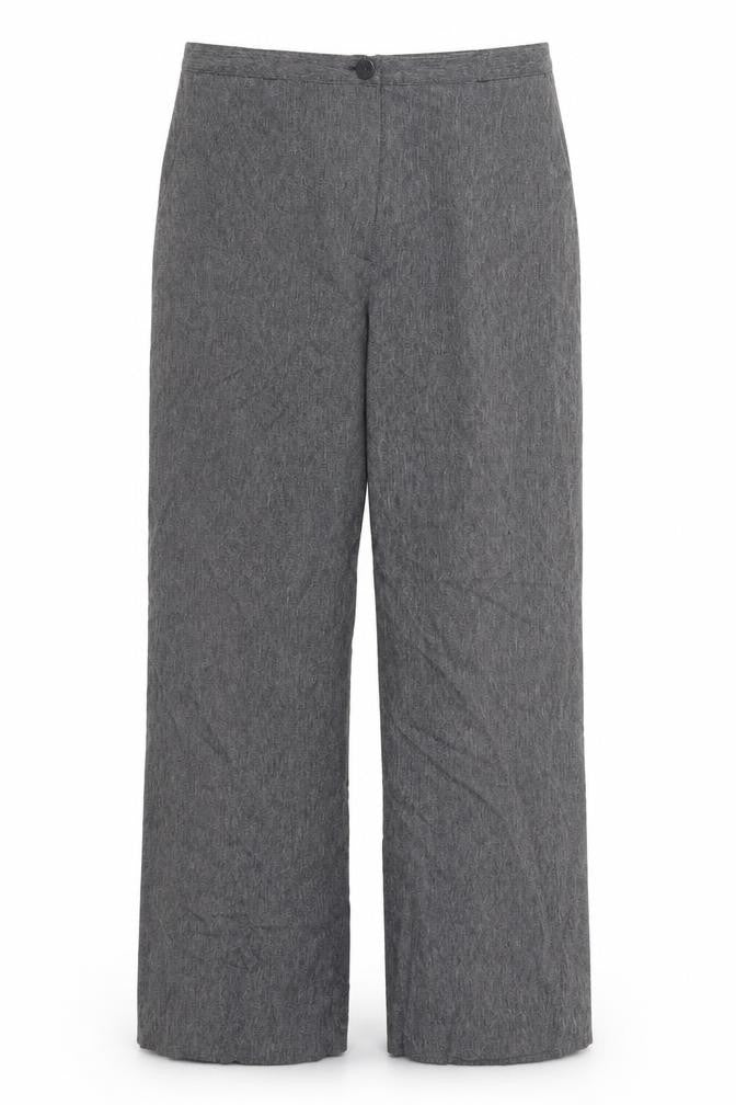 Debenhams Womens Grey Herringbone  Trousers  Size 12 L29 in