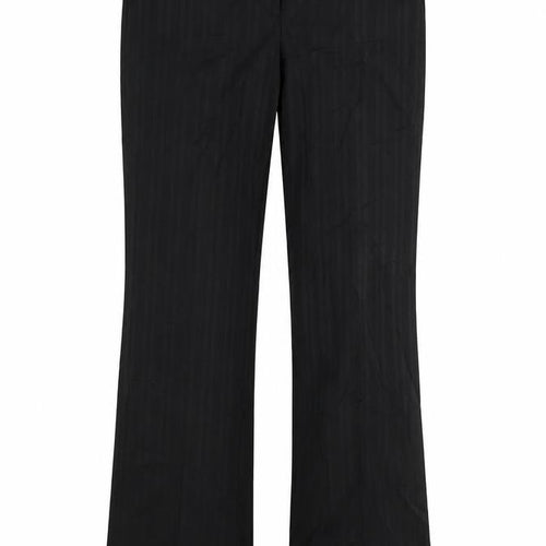 Dorothy Perkins Womens Black Striped  Dress Pants Trousers Size 6 L31 in