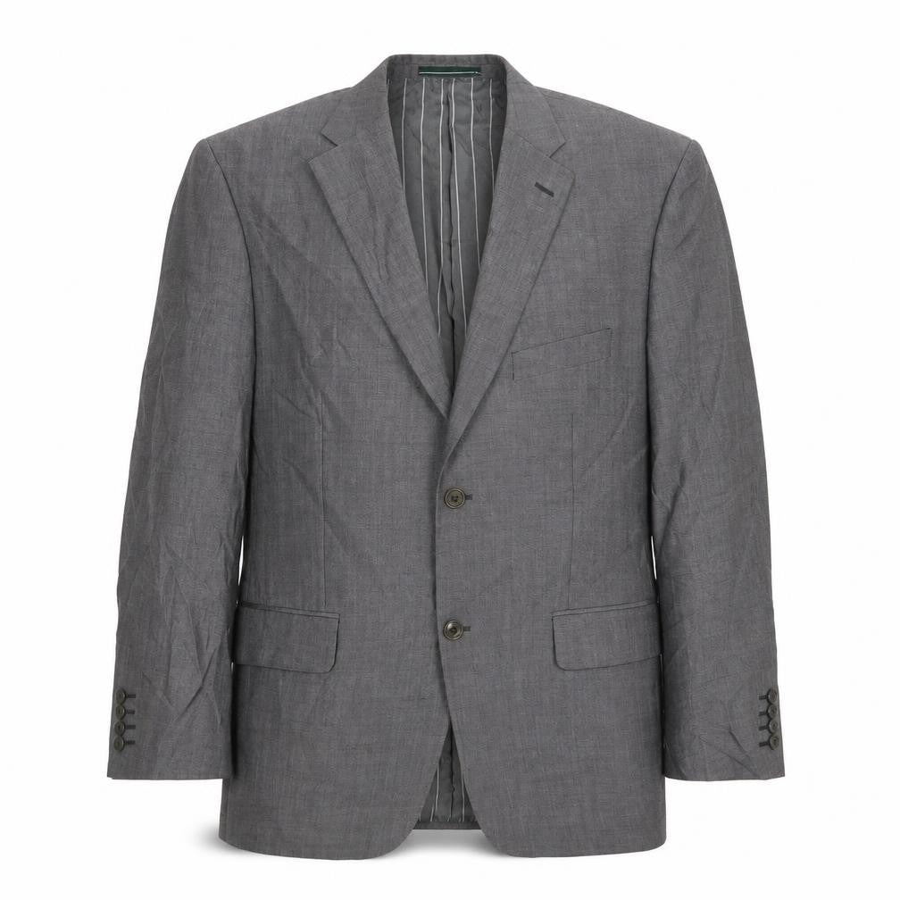 Front view of Greenwoods men’s grey jacket blazer, size 42