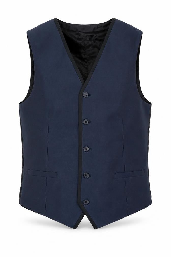 Goodsouls Mens Blue   Jacket Suit Waistcoat Size 40