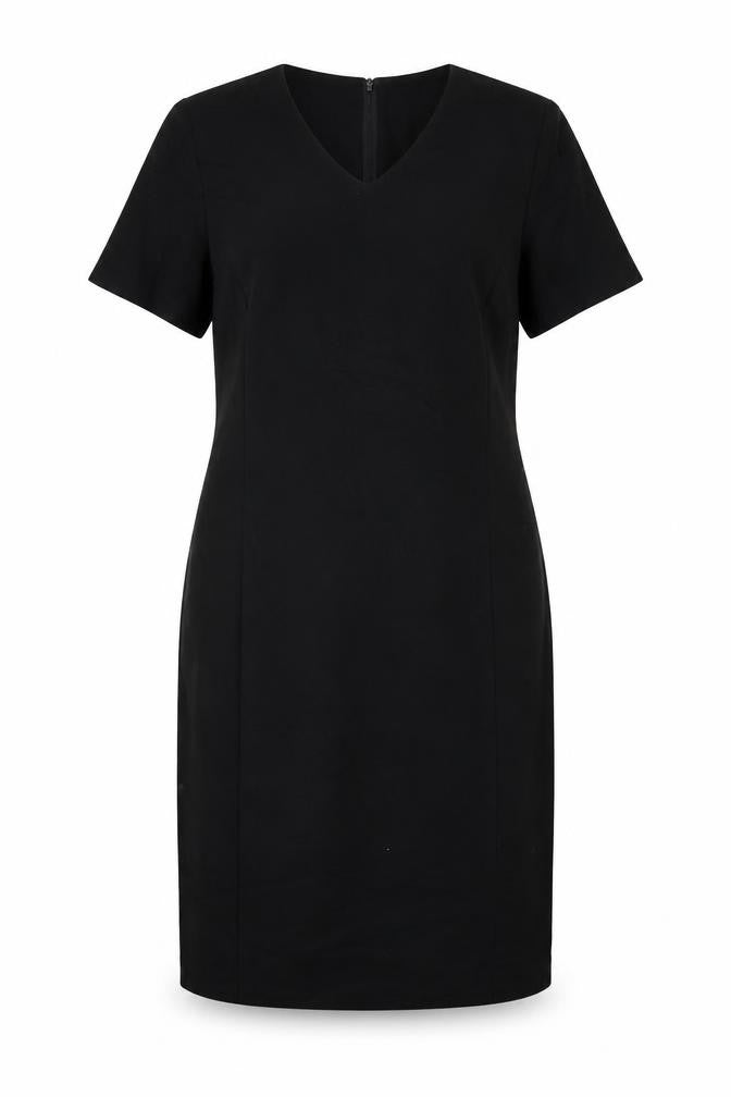 Front view of St Michael women’s black a-line, size UK 14