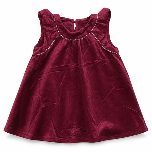 Heirloom Girls Pink  Velour A-Line  Size 4 Years