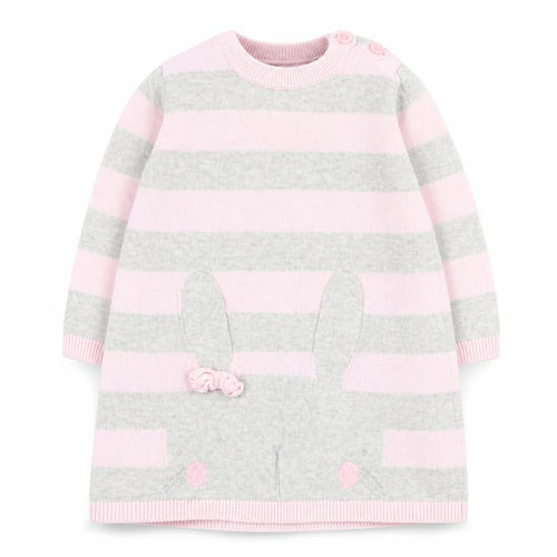 bluezoo Girls Multicoloured Striped  Jumper Dress  Size 3-6 Months