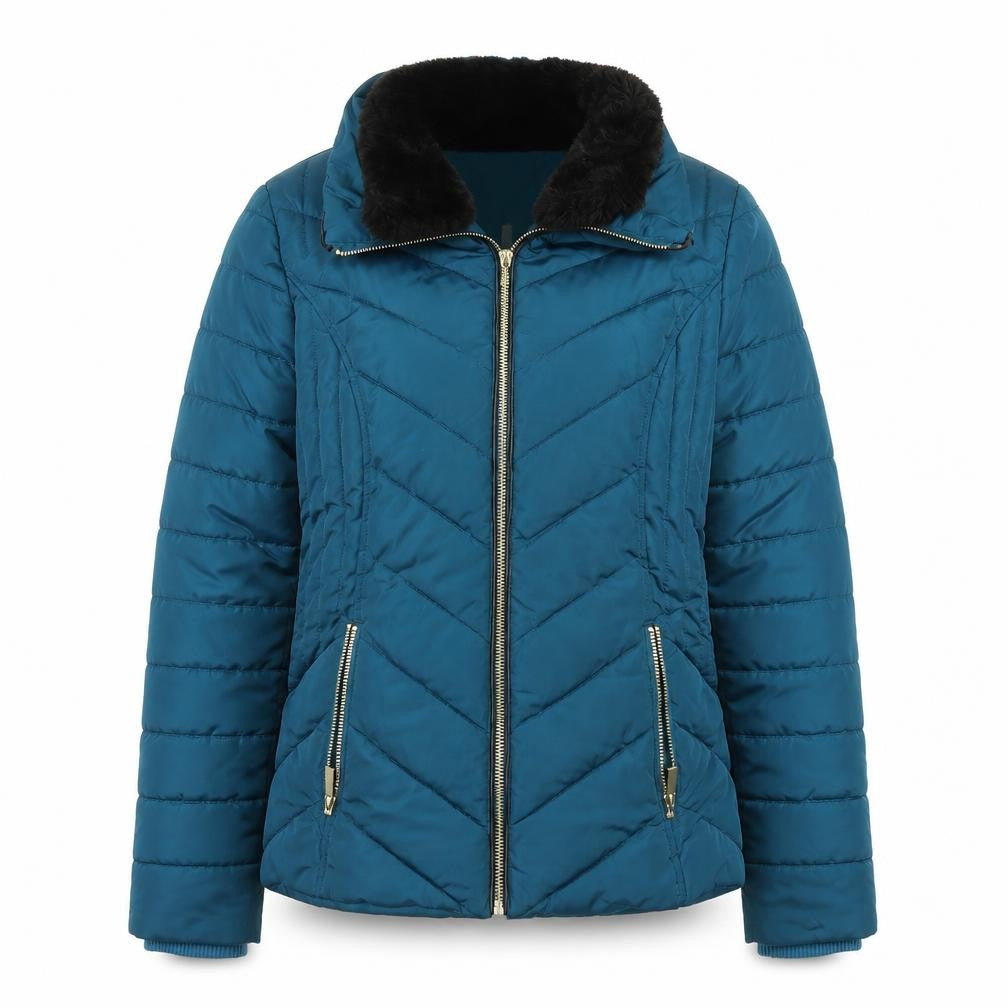 Oasis Womens Blue   Overcoat Coat Size S