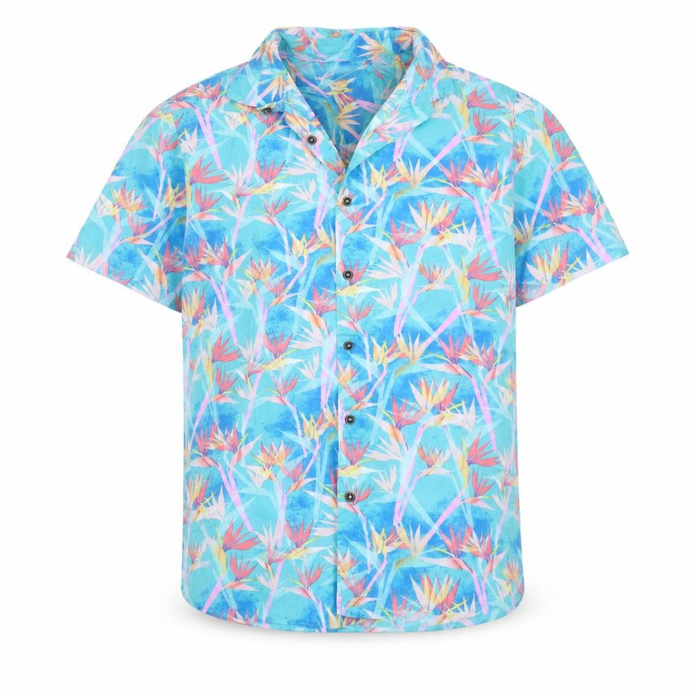 Next Girls Blue Geometric  Basic Button-Up Size 13 Years