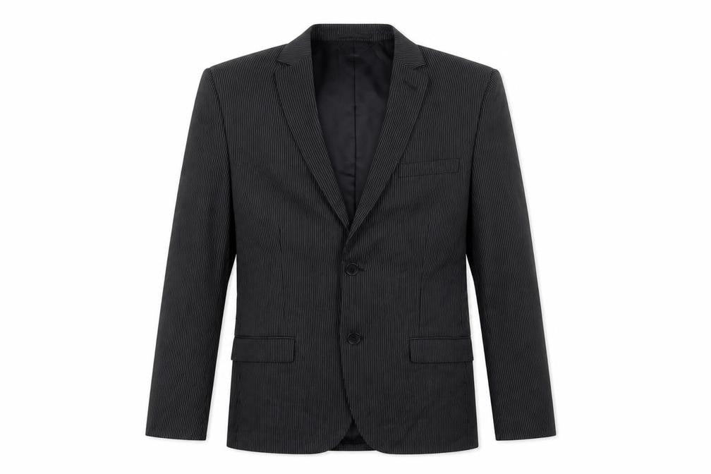 Front view of H&M men’s silver jacket blazer, size 38