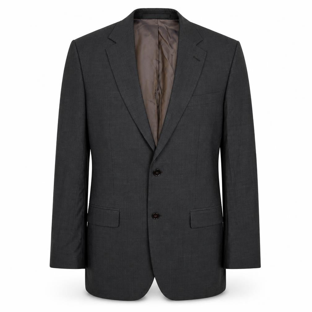 Front view of Marks & Spencer men’s grey jacket blazer, size M