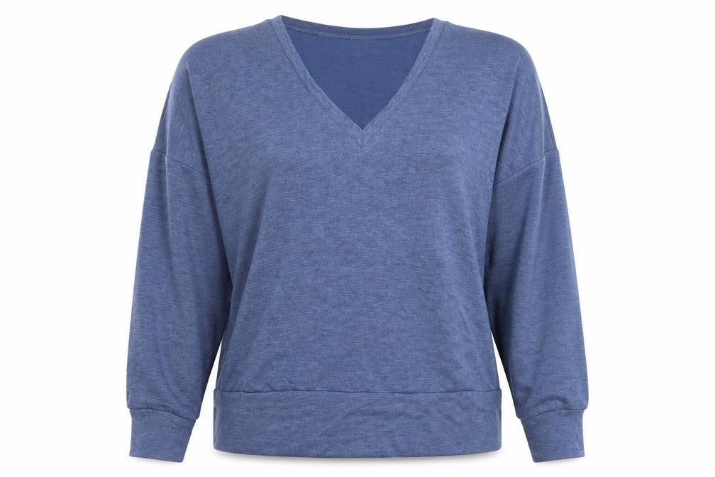 Front view of Primark women’s blue jumper, size XL