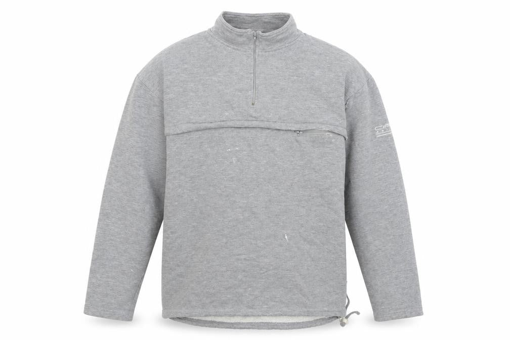 Front view of Ciro Active men’s grey jumper, size XL