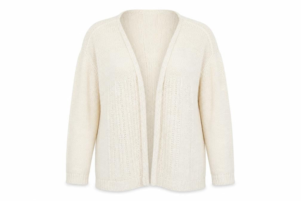 Ethel Austin Womens Ivory   Cardigan Jumper Size 18