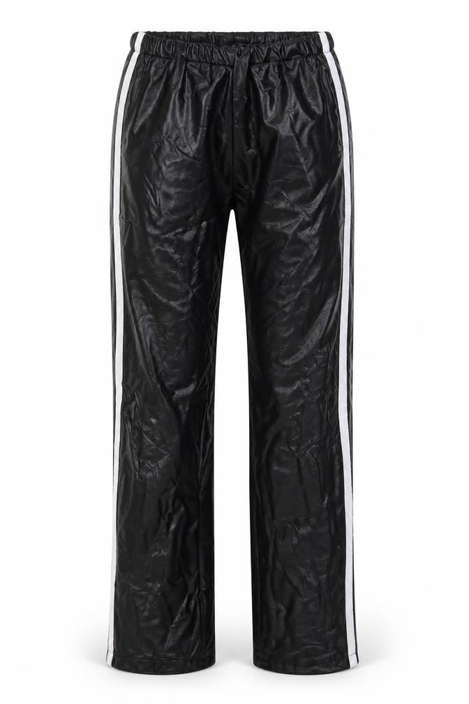 Front view of Preworn women’s beige trousers, size S, 25-inch leg