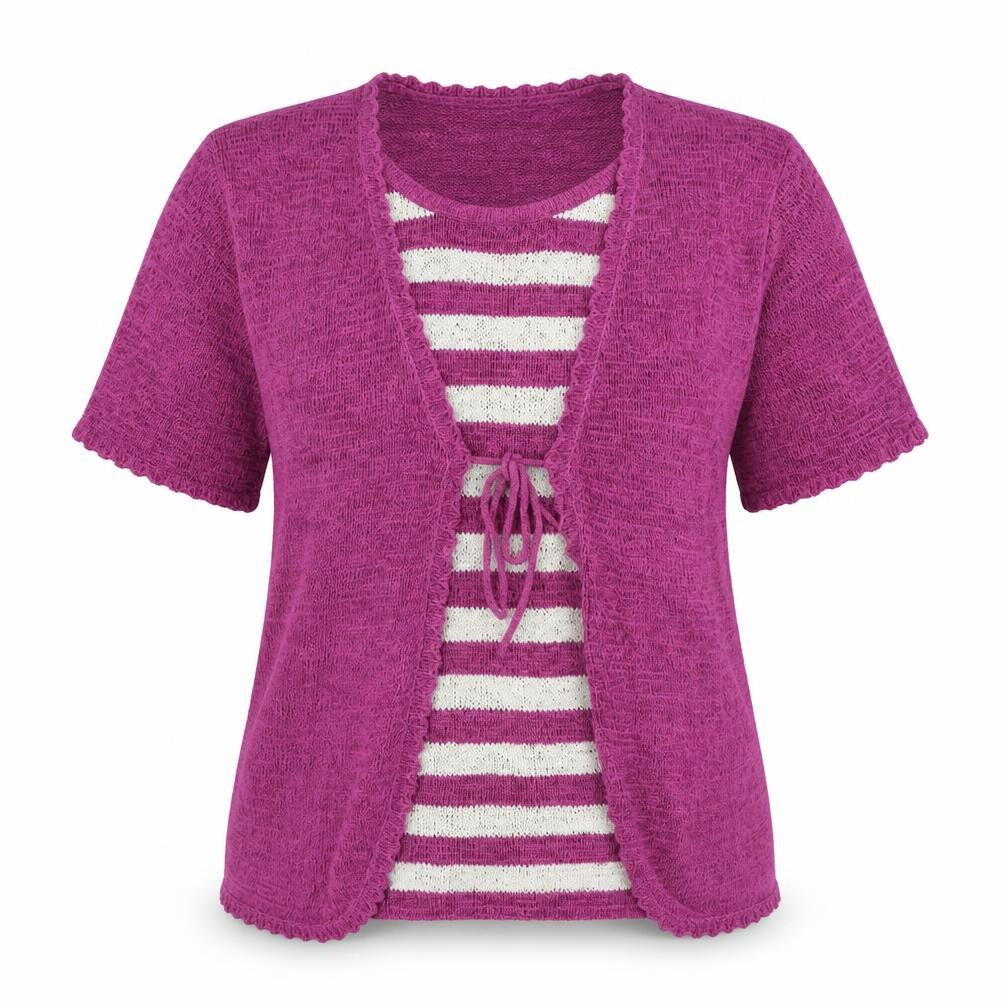 Bonmarché Womens Pink Pullover Jumper Size M