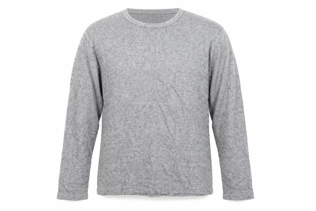 Front view of Primark men’s grey jumper, size 2XL