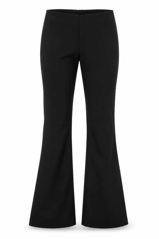 Front view of Studio women’s black trousers, 32-inch leg - bootcut