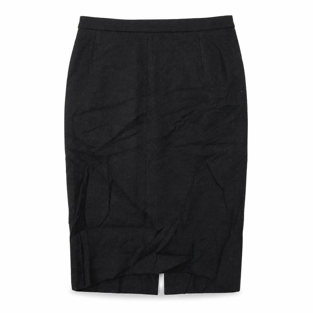 Samuel Brothers Womens Grey Striped  Straight & Pencil Skirt Size 12