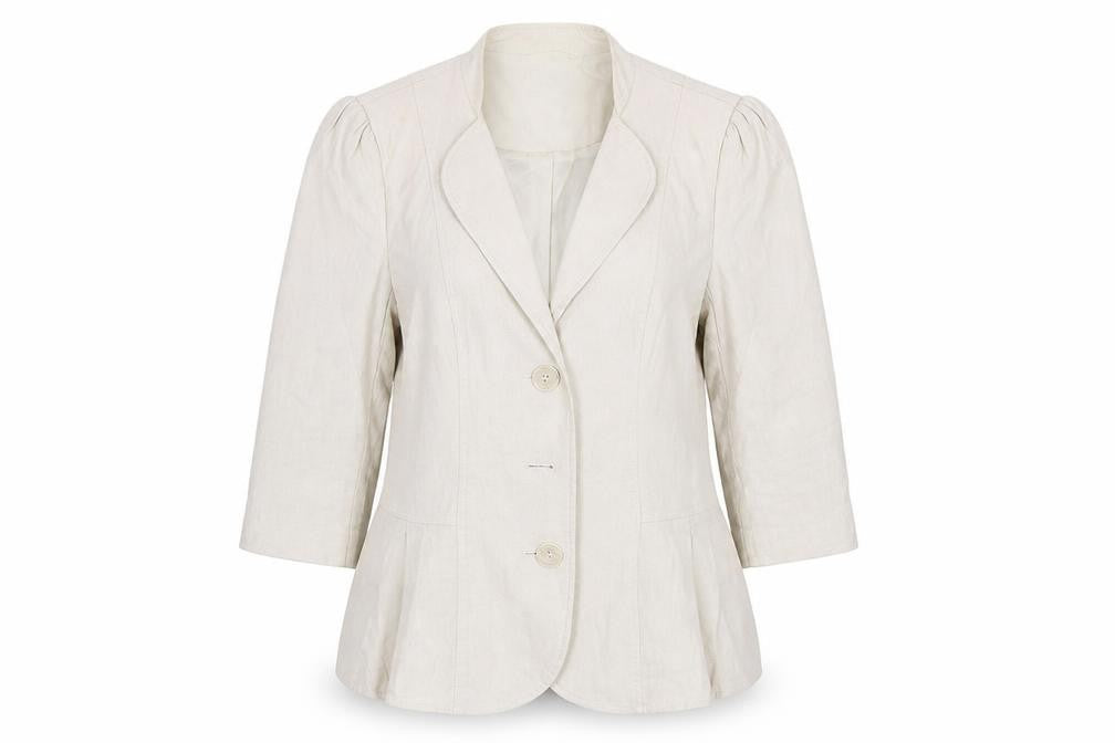 Soon Womens Beige   Jacket Blazer Size 14