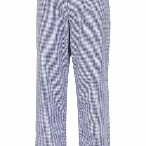 Alexandria Womens Blue Check  Trousers  Size 14 L28 in