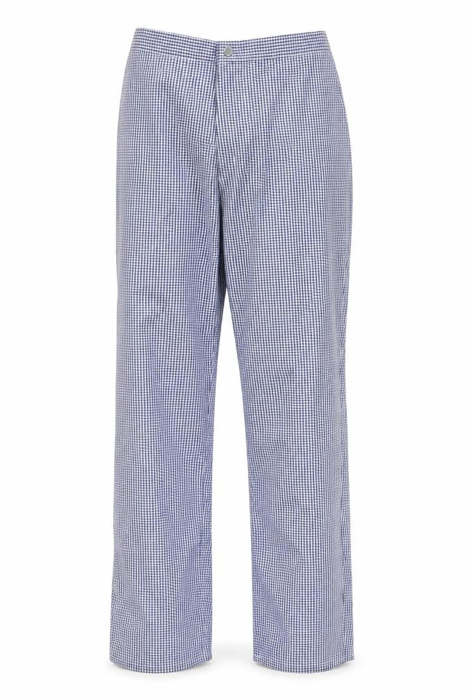 Alexandria Womens Blue Check  Trousers  Size 14 L28 in