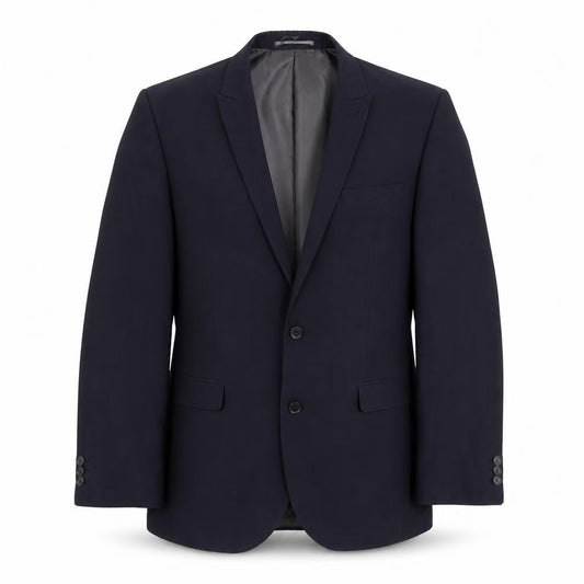Front view of Next men’s blue jacket suit jacket, size 42